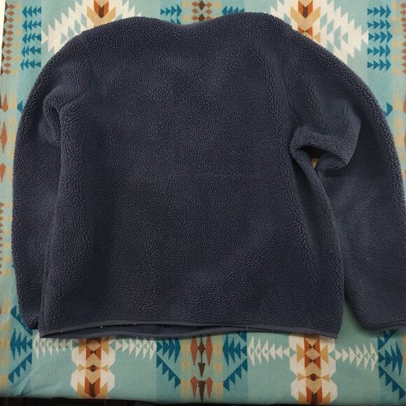 Columbia Women's West Bend Sherpa Crewneck Pullover Purple Medium Granola Gorp - Picture 2 of 7